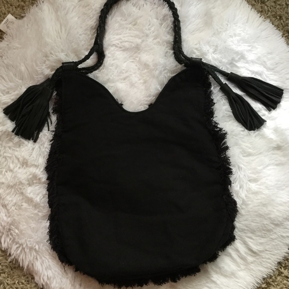 New Anthropologie ibBan Black Handmade Beaded Bag - Picture 8 of 8